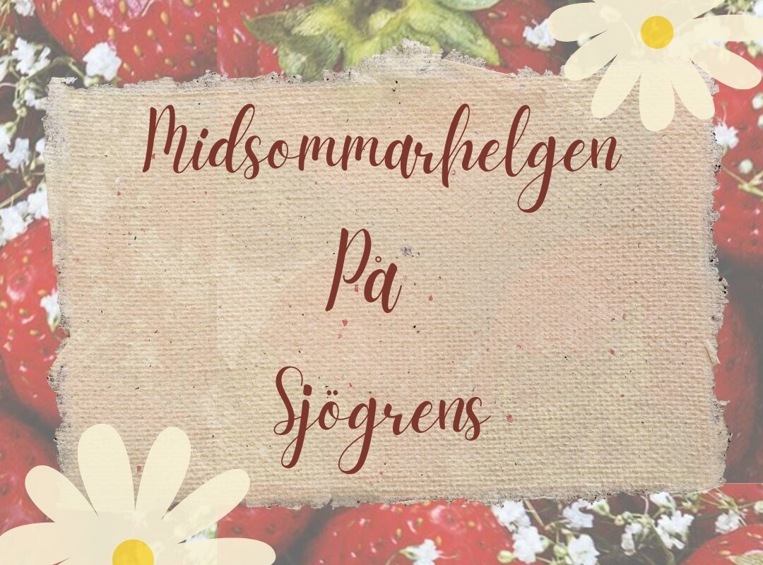 Beställ midsommartårtan hos Sjögrens i Backen