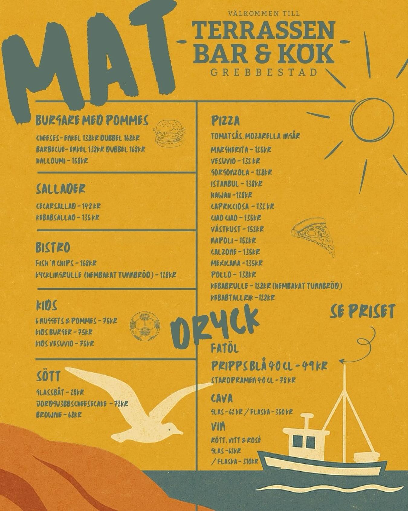 Sommaren är här och det är Terrassen Bar & Kök också!