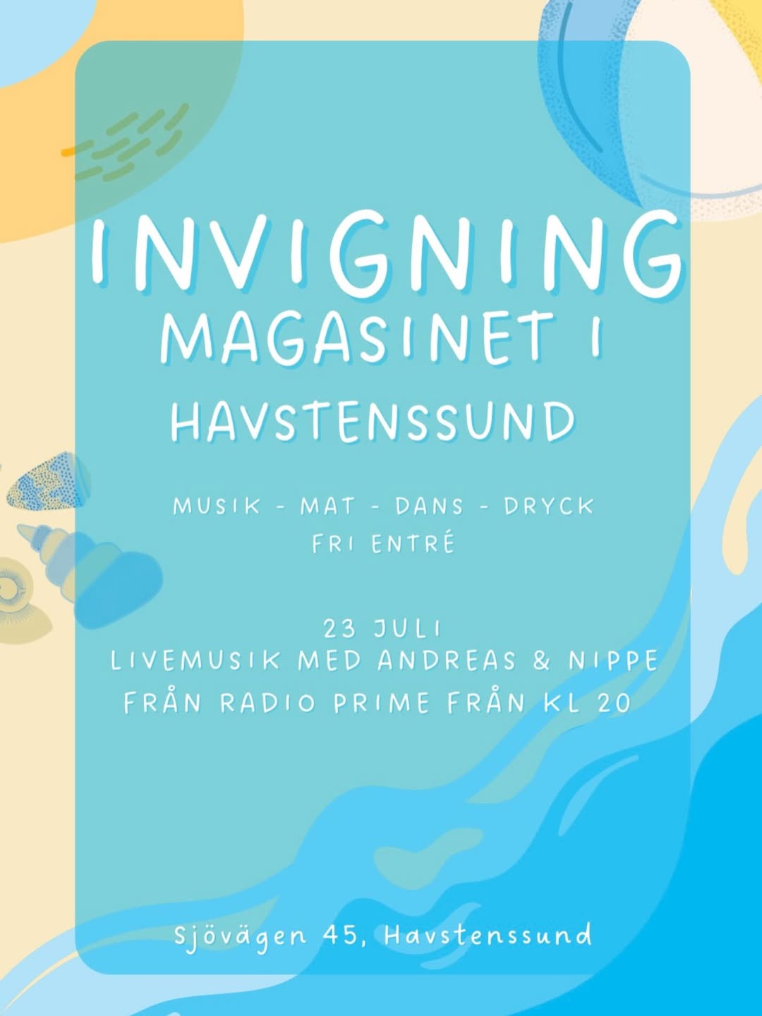Invigningsfest i Havstenssund