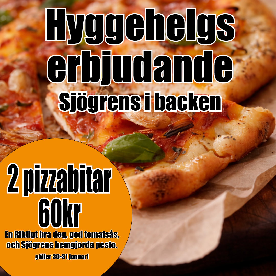 HyggePizza på Sjögrens i Backen i Grebbestad