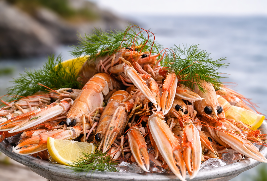 Skaldjur vid havet oi Grebbestad