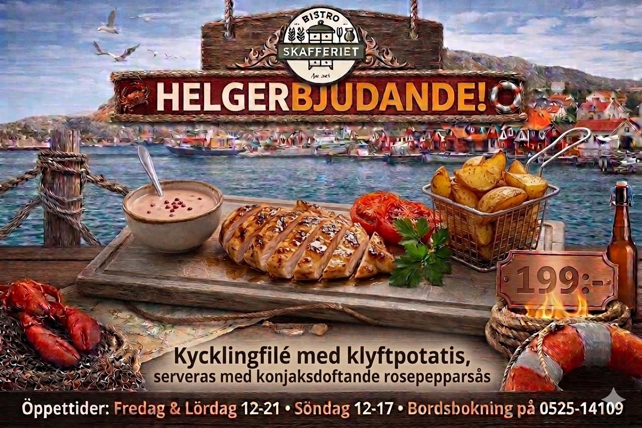 Helgerbjudande hos Skafferiet Bistro